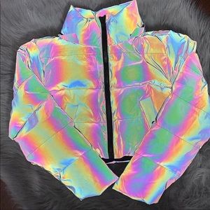 holographic bubble coat